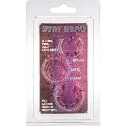 Set di tre anelli per pene rosa di Seven Creations, immagine 2