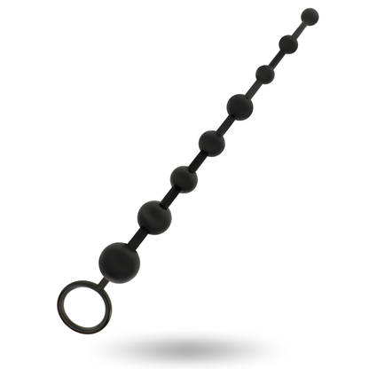 Sex toy anale perline 29 cm nero di Addicted Toys, immagine 2