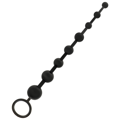 Sex toy anale perline 29 cm nero di Addicted Toys, immagine 4