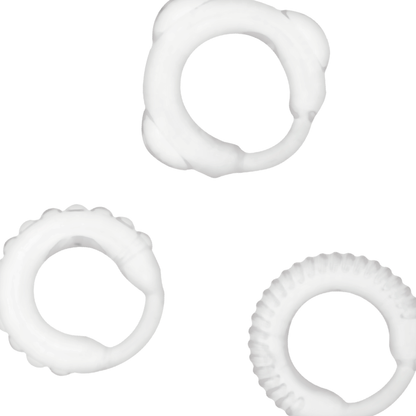Set C-ring trasparente di Addicted Toys, immagine 3