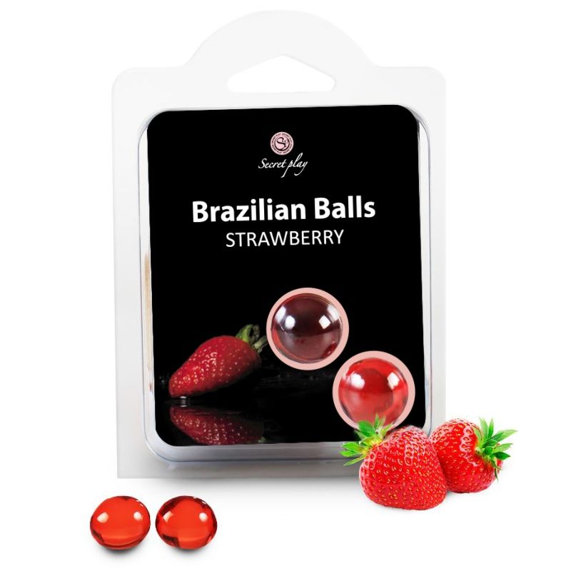 Perizoma 2 palle fragola di Secretplay