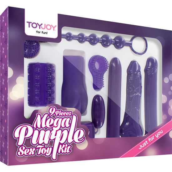Solo per te mega kit giocattoli sessuali viola di Toyjoy