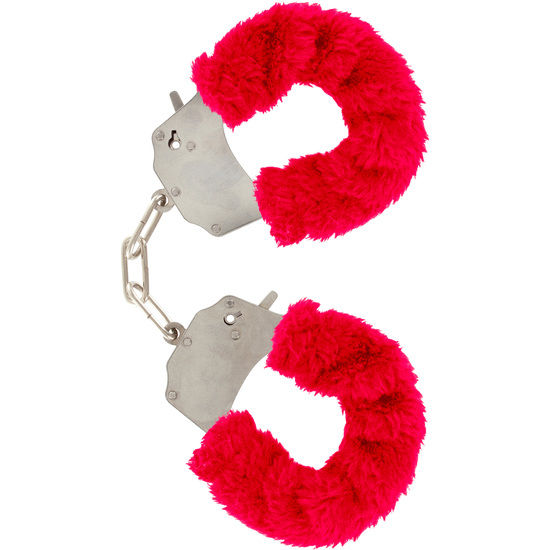 Polsini Furry fun bondage rosso di Toyjoy