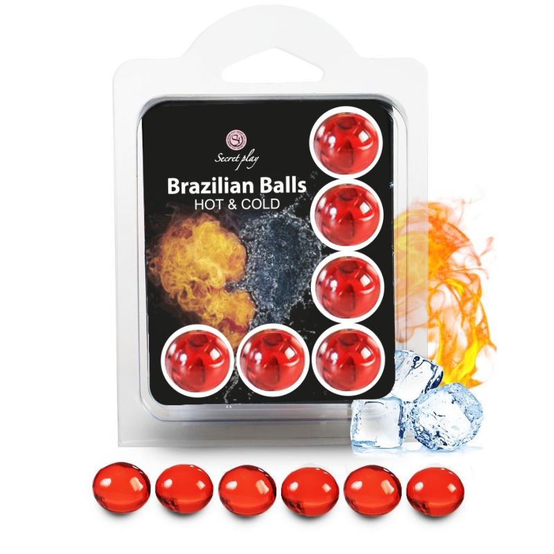 Set 6 palline brasiliane effetto caldo e freddo di Secretplay