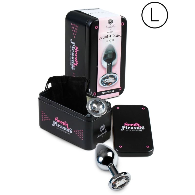 Plug anale taglia L - trasparente di Secretplay, immagine 2