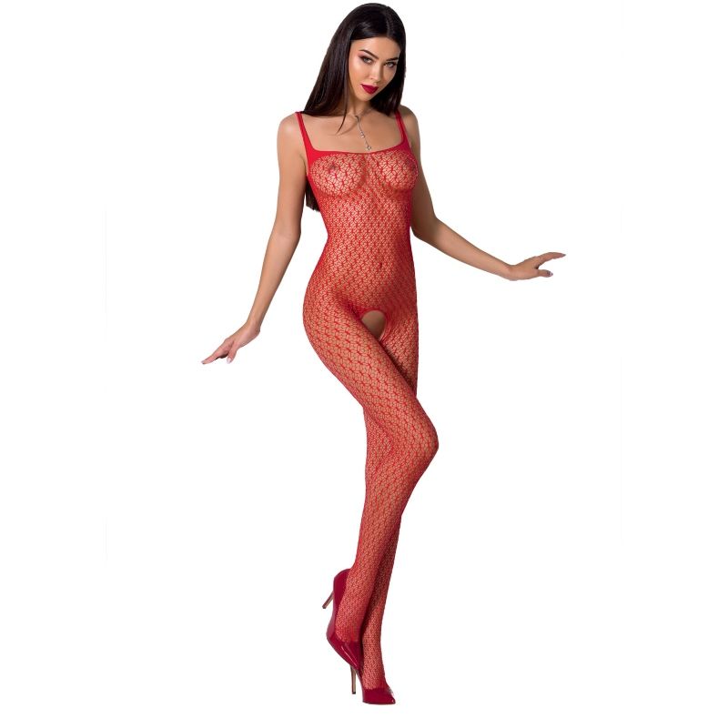 Bodystocking rosso taglia unica di Passion