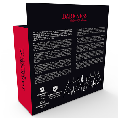Slip con tappo e dildo intercambiabile di Darkness, immagine 5