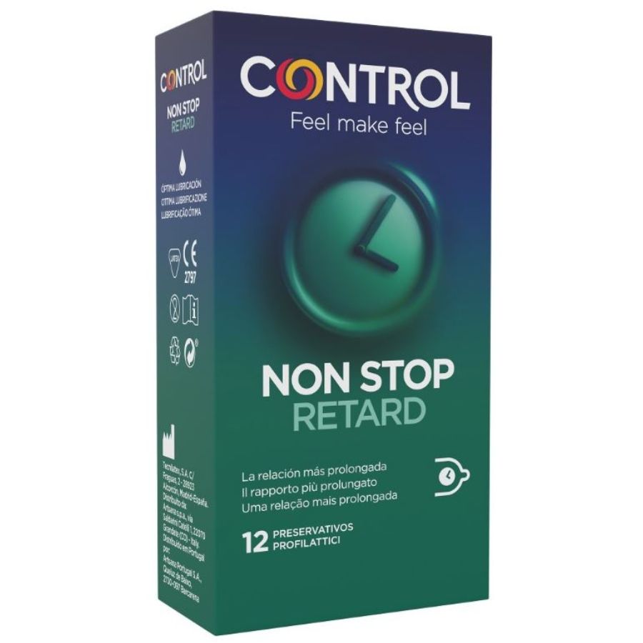 Preservativi non stop Retard 12 Units di Control