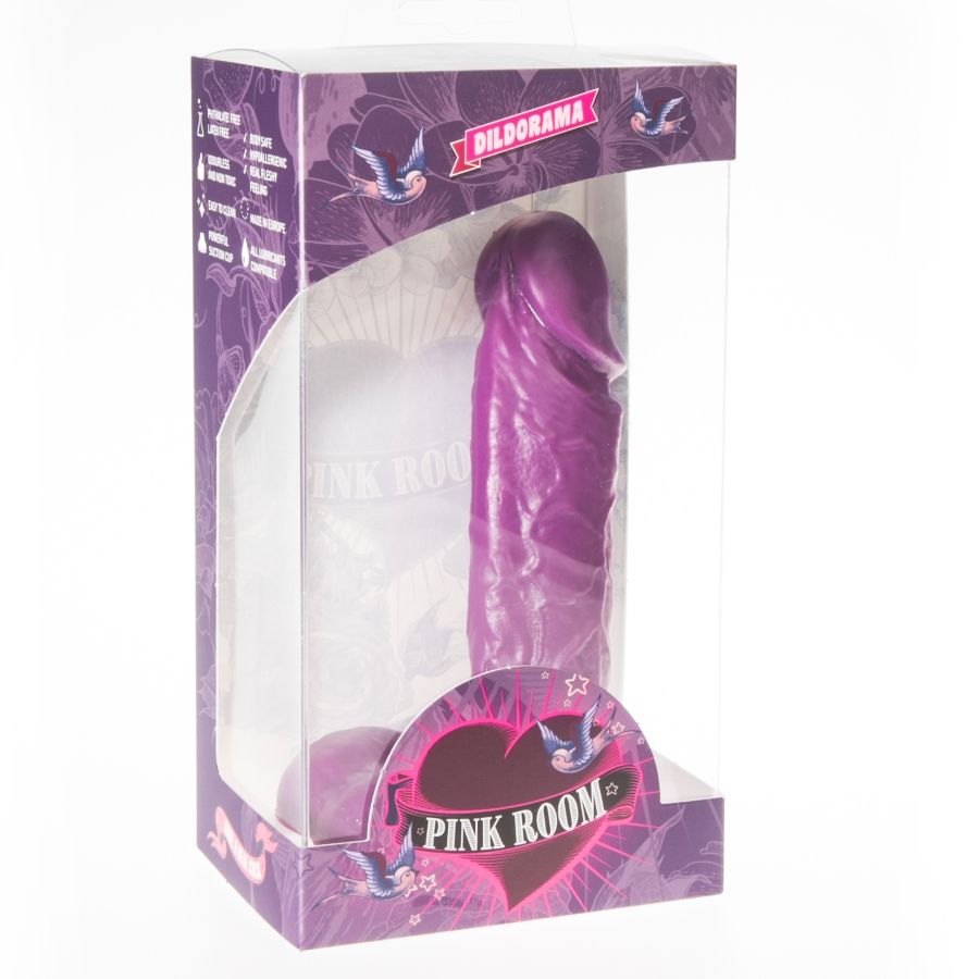 Dildo realistico Amadeo viola 15,5 cm di Pink Room, immagine 2