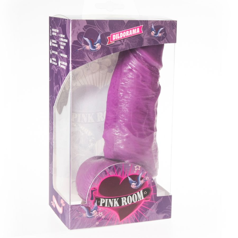 Dildo realistico Dayan viola 17 cm di Pink Room, immagine 2