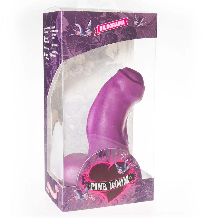 Dildo realistico Nestor viola 16,5 cm di Pink Room, immagine 2