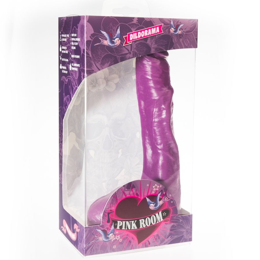 Dildo realistico Nilo viola 23 cm di Pink Room, immagine 2