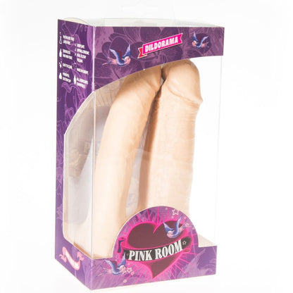 Dildo realistico Arthus doppio flesh 17cm/15.5cm di Pink Room, immagine 2