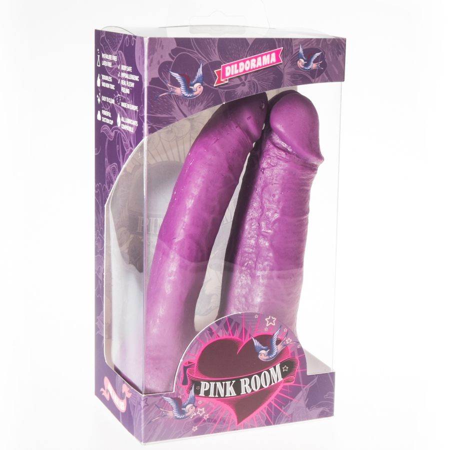 Dildo realistico Arthus viola 17cm/15.5cm di Pink Room, immagine 2