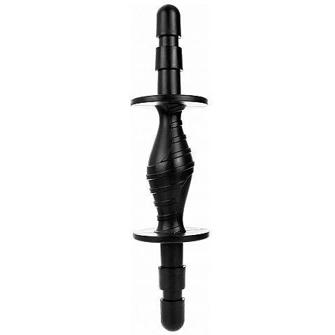 Dildo doppia penetrazione nera di Hung System