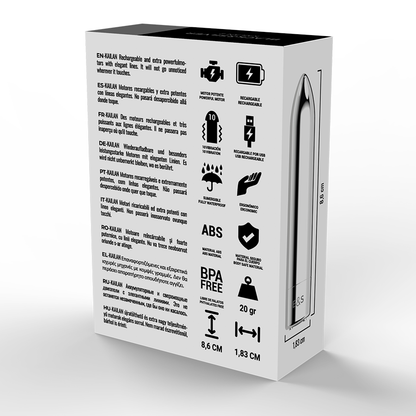 Proiettile Kailan 2 magnetico vibrante argento di Black&silver, immagine 6