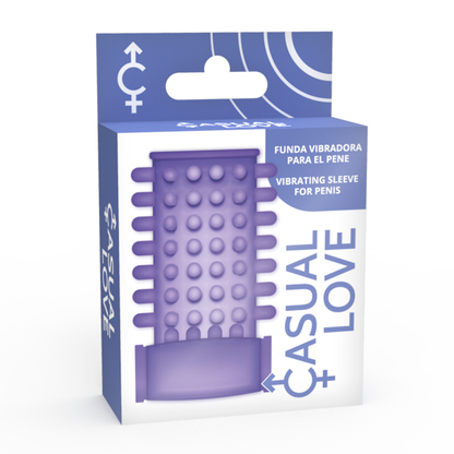 Copertura per pene vibratore lilla anello di Casual Love, immagine 5
