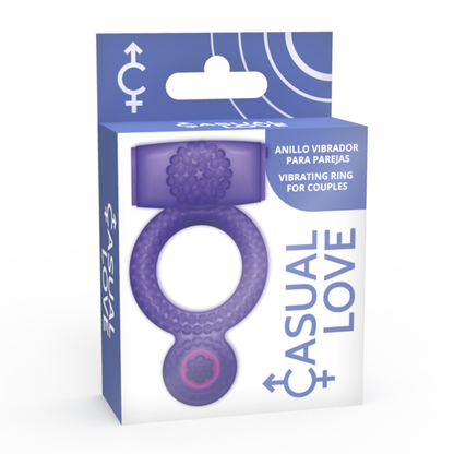 Anello double pleasure lilla di Casual Love, immagine 4