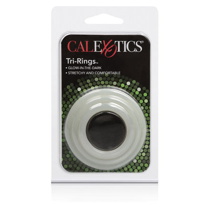 Sex toy Tri-rings si Brillano al buio di Calexotics, immagine 2