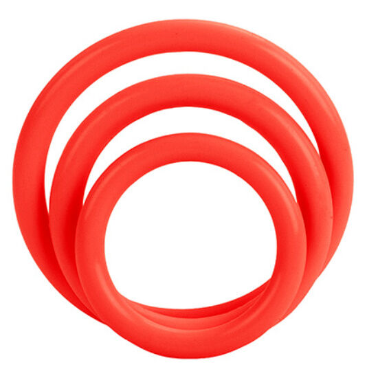 Set Tri-anelli rosso di Calexotics
