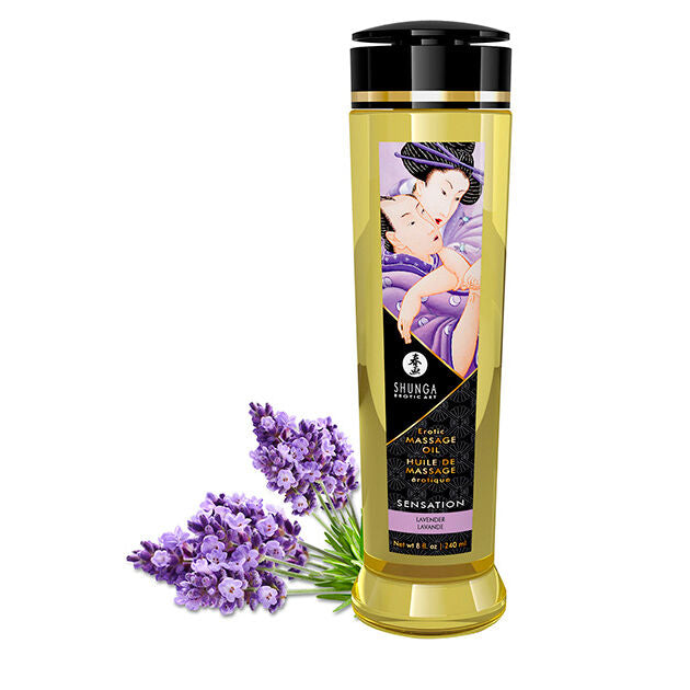 Olio da massaggio erotico sensazionale 240 ml di Shunga
