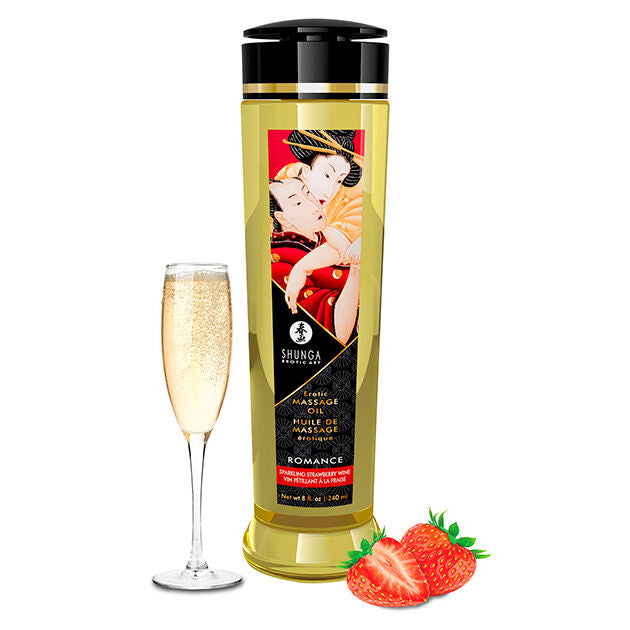 Olio da massaggio romantico erotico 240 ml di Shunga