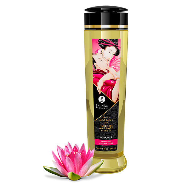 Olio da massaggio erotico Damore 240 ml di Shunga