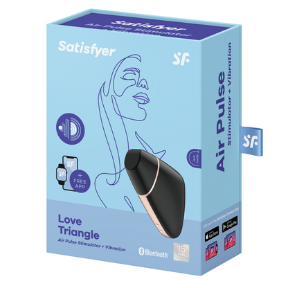Stimolatore e vibratore triangolo love nero di Satisfyer, immagine 4