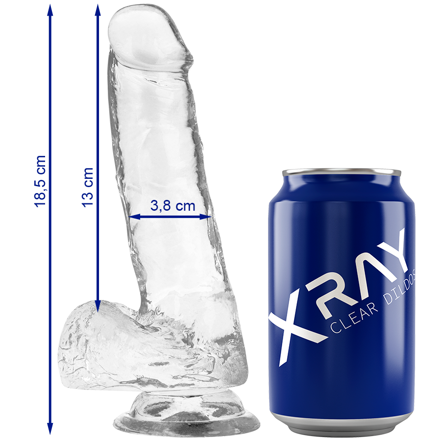 Pene trasparente con sfere 18.5 cm Ø 3.8 cm di X Ray