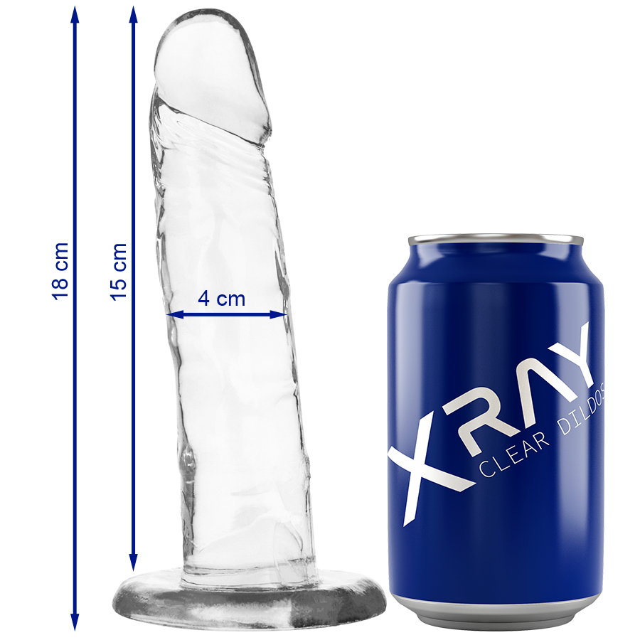 Pene trasparente 18 cm Ø 4 cm di X Ray