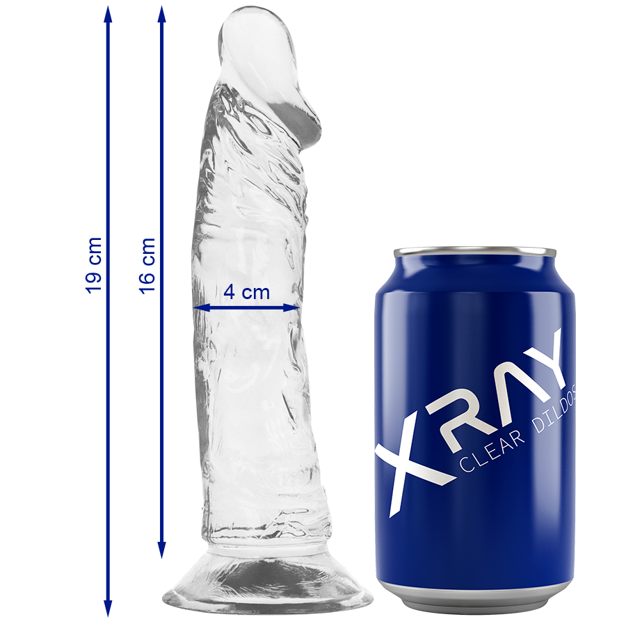 Pene trasparente 19 cm Ø 4 cm di X Ray
