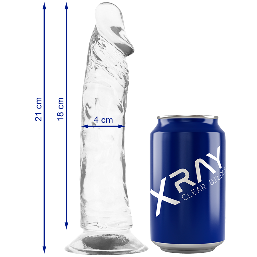 Pene trasparente 21 cm Ø 4 cm di X Ray