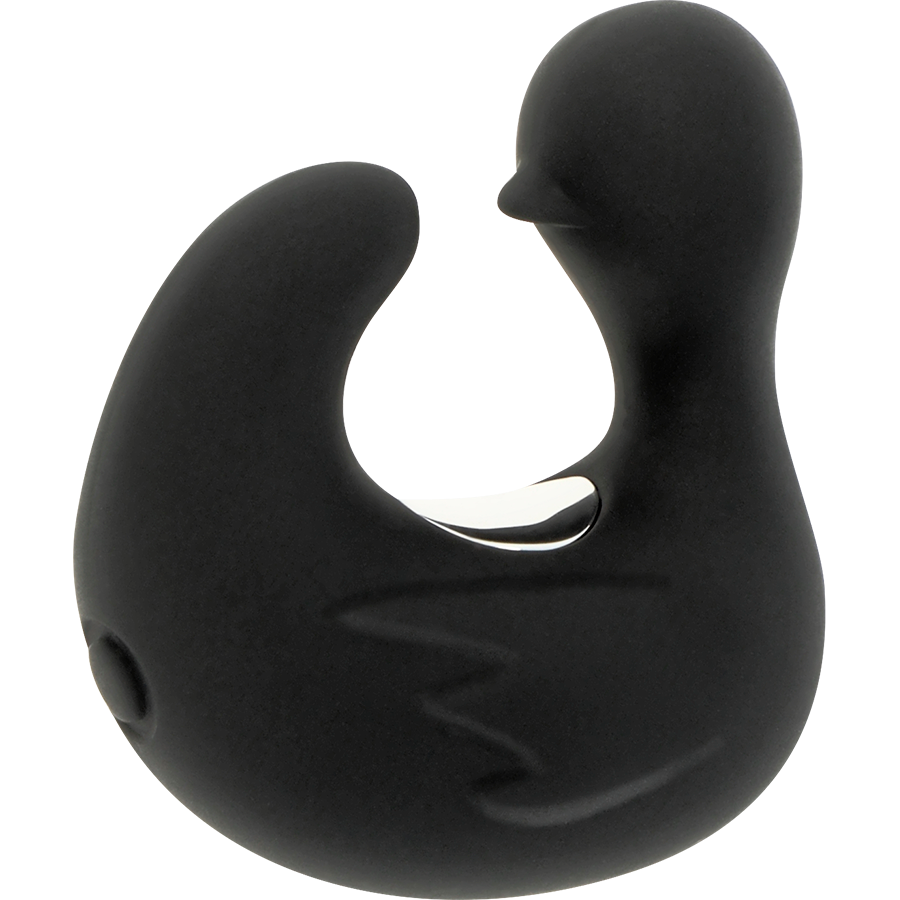 Sex toy Duckymania ditale ricaricabile stimolante D'anatra in silicone di Black&silver
