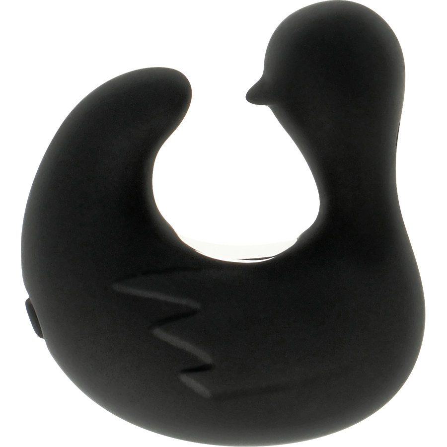 Sex toy Duckymania ditale ricaricabile stimolante D'anatra in silicone di Black&silver, immagine 4