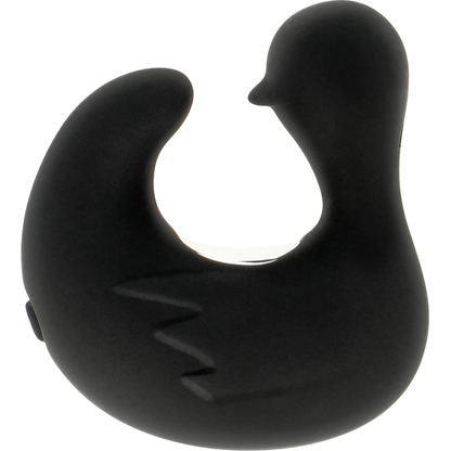 Sex toy Duckymania ditale ricaricabile stimolante D'anatra in silicone di Black&silver, immagine 4