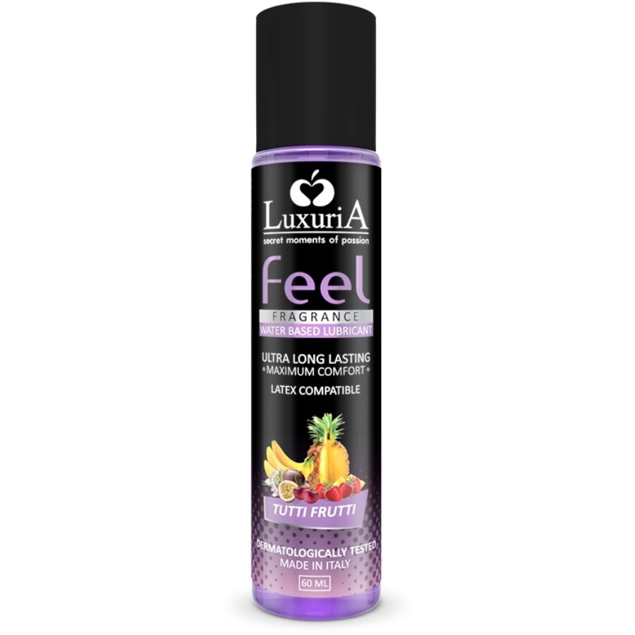 Luxuria feel tutti Fruti lubrificante a base acqua 60 ml di Intimateline