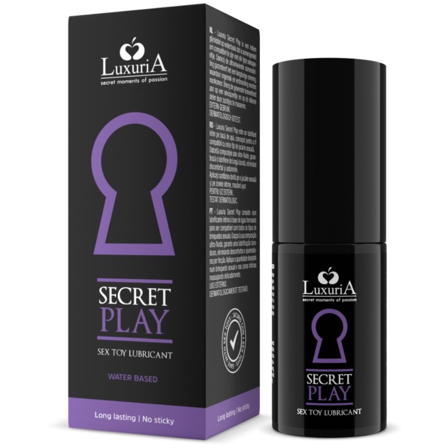 Secret play sex toys lubrificante 30 ml di Intimateline Luxuria