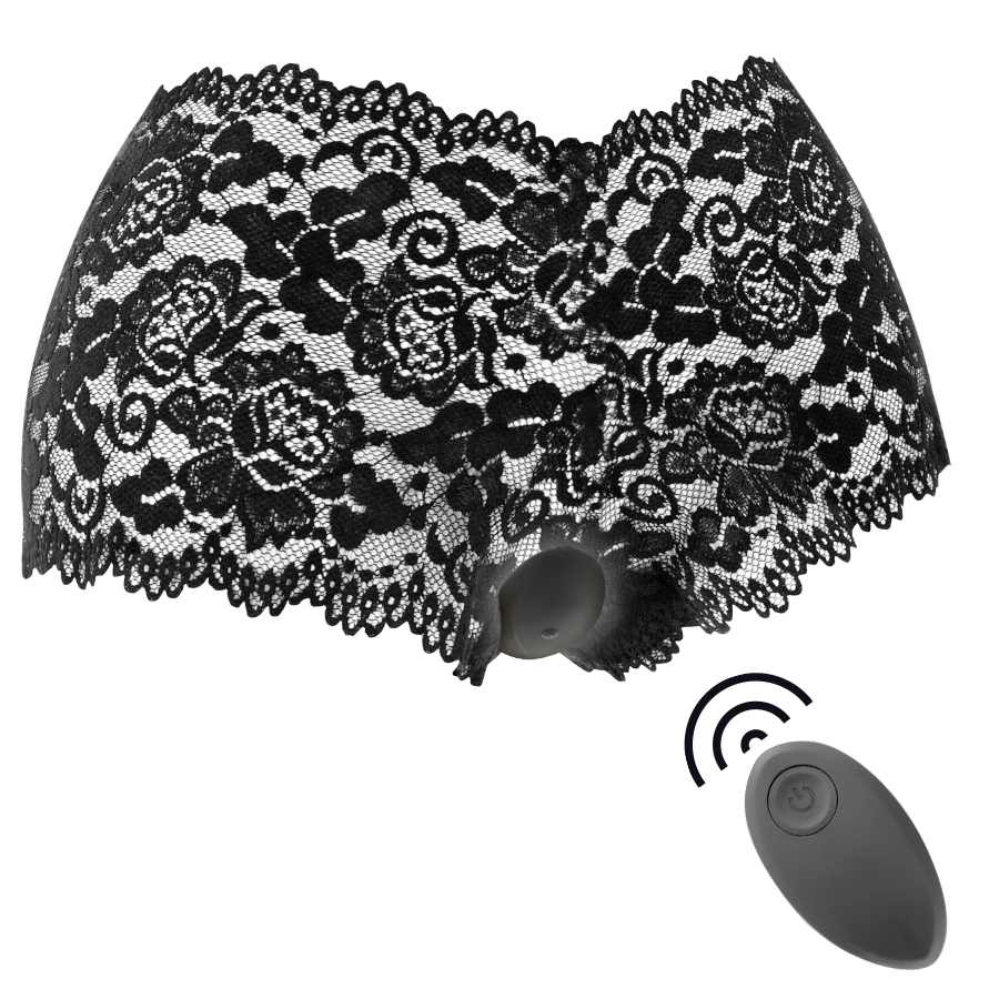 Stimolatore telecomando Zara con slip in omaggio di Black&silver