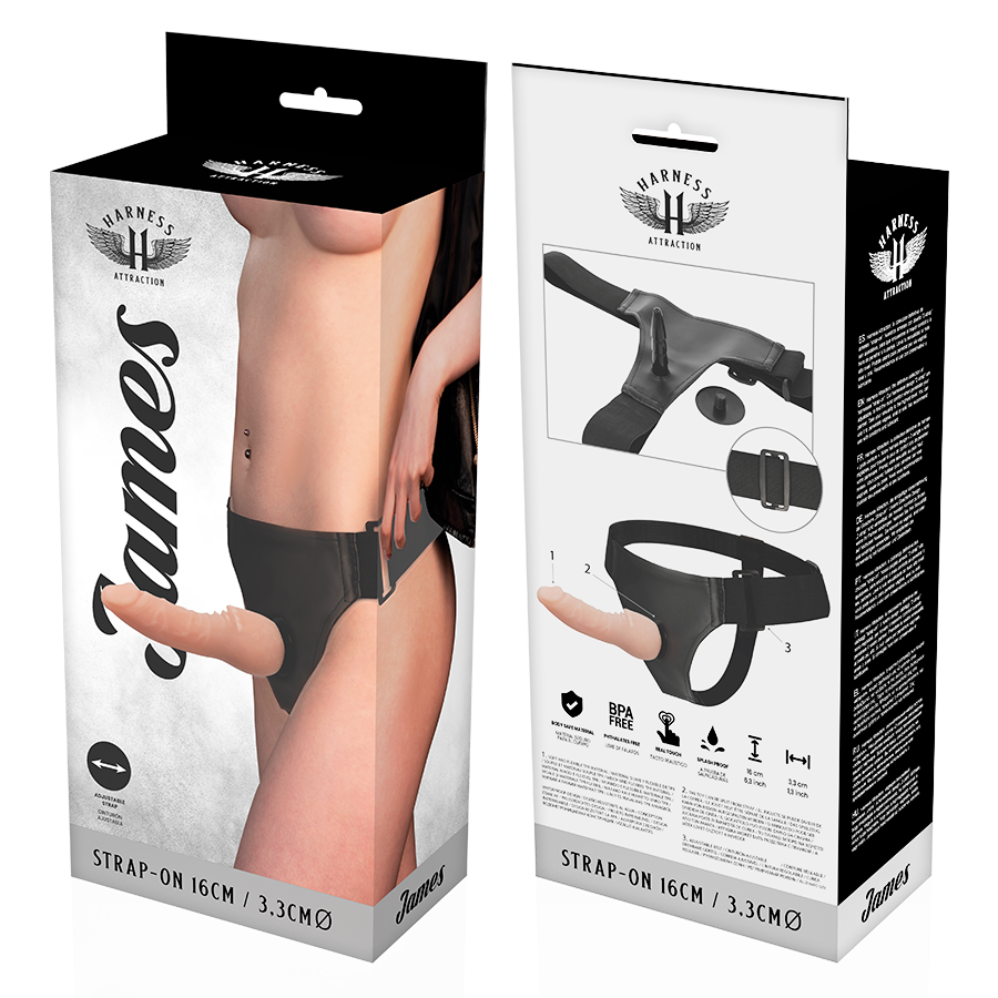 Sex toy Rnes James 16 cm Ø 3.3 cm di Harness Attraction, immagine 7