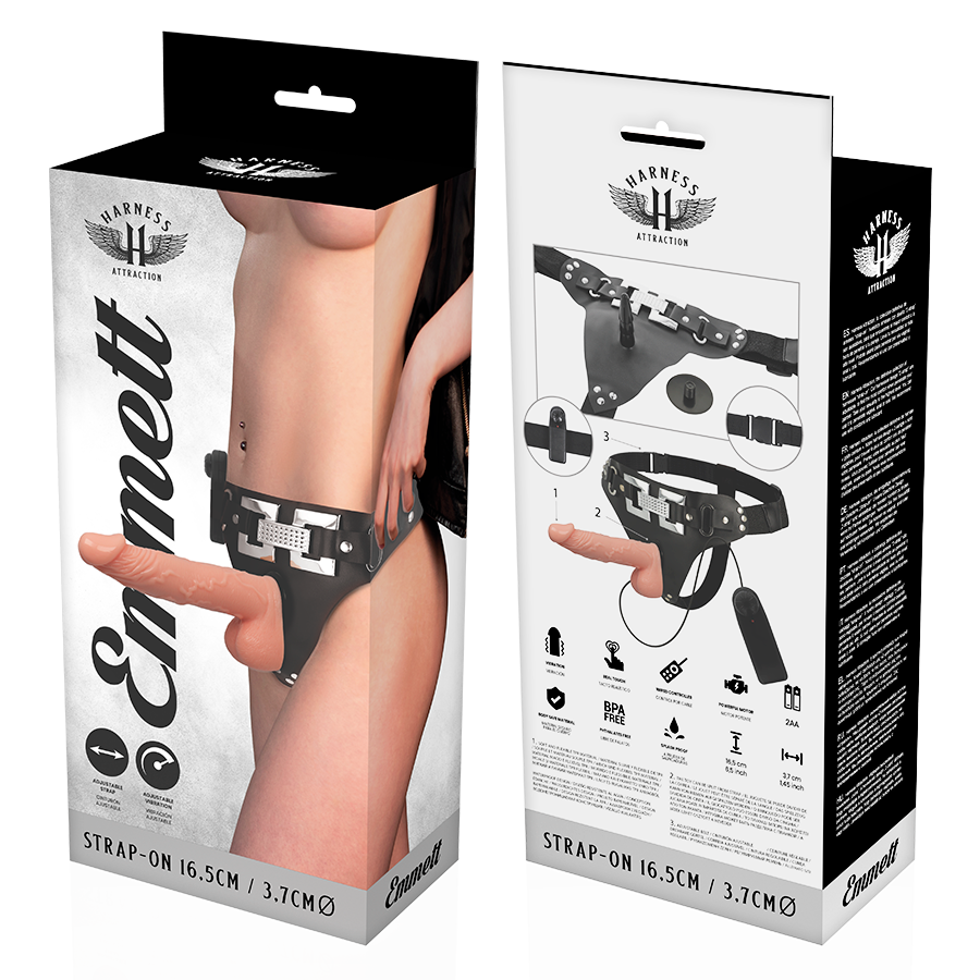 Vibratore realistico Rnes Emmett 16.5 cm Ø 3.7 cm di Harness Attraction, immagine 7