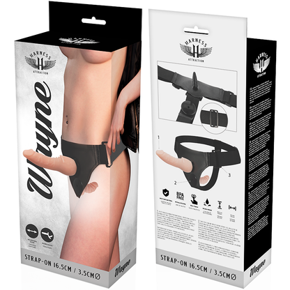 Dildo Wayne doppia Penetraci n 16.5 cm Ø 3.5 cm di Harness Attraction, immagine 6