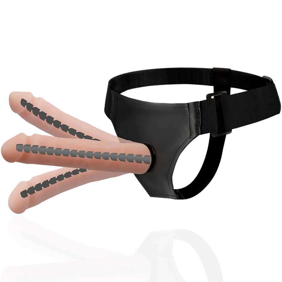 Dildo Derick carne articolabile 22.5 cm Ø 4.5 cm di Harness Attraction, immagine 3
