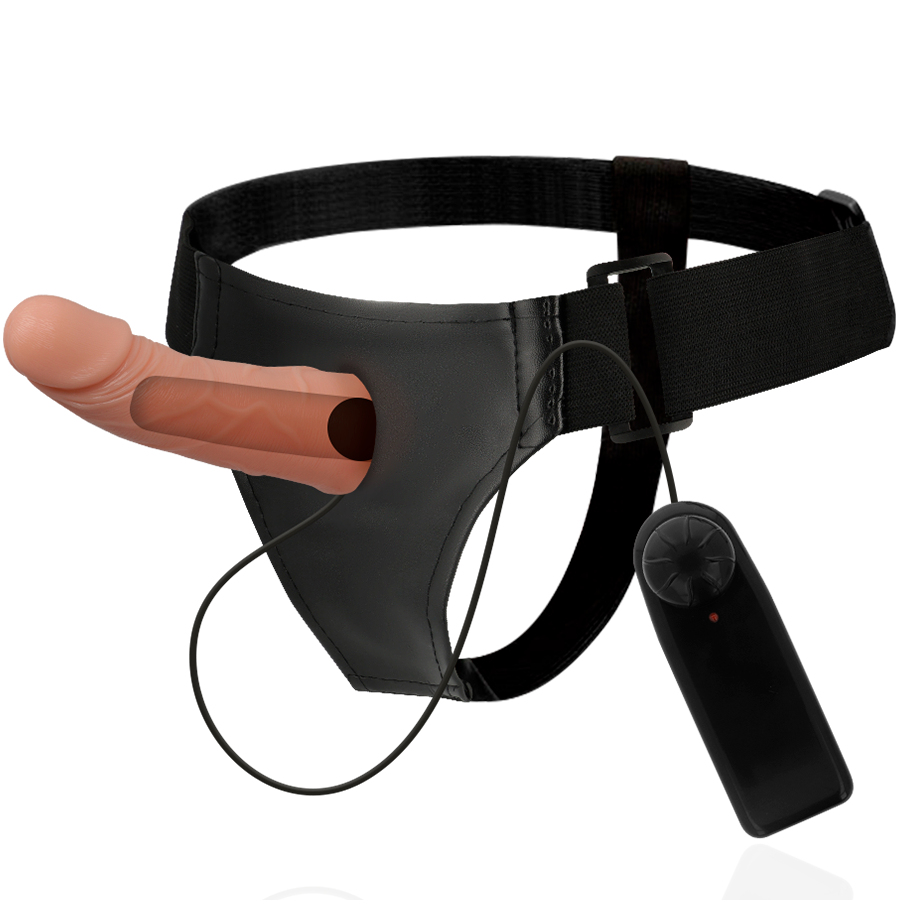 Rnes Telai cavi con vibratore 15 cm Ø 5 cm di Harness Attraction, immagine 3