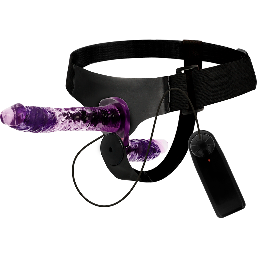 Vibratore Rodney doppia penetrazione 18 cm Ø 3.5 cm di Harness Attraction, immagine 3