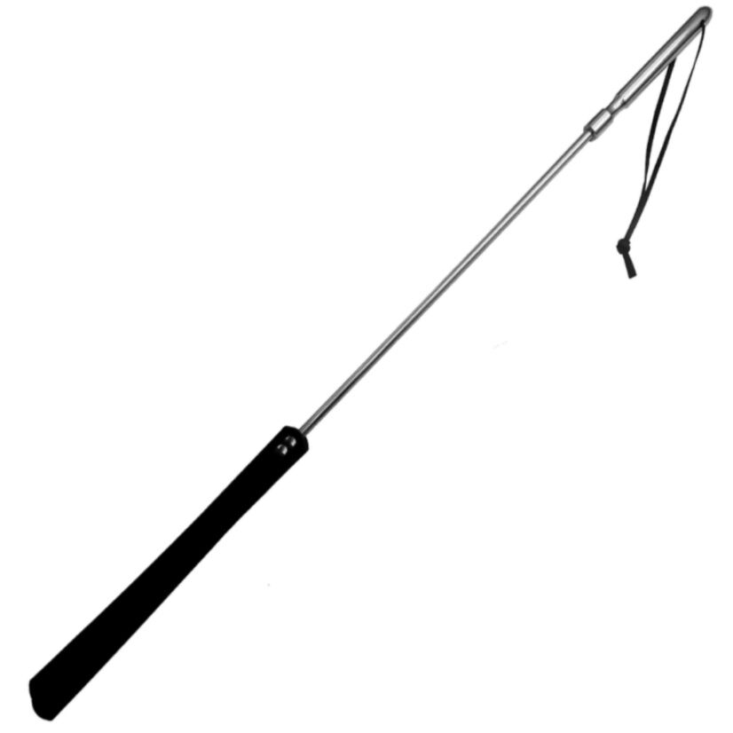Frusta metallo originale in cuoio 70cm
