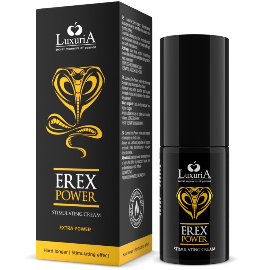 Crema Erex power hard pene più lungo 30 ml di Intimateline Luxuria