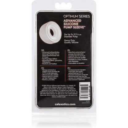 Manicotto pompa in silicone trasparente Adv di Calexotics, immagine 4