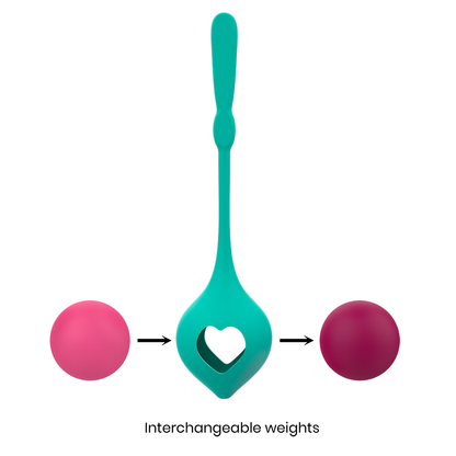 Set i di allenamento pelvico Deva aqua green di Rithual, immagine 5
