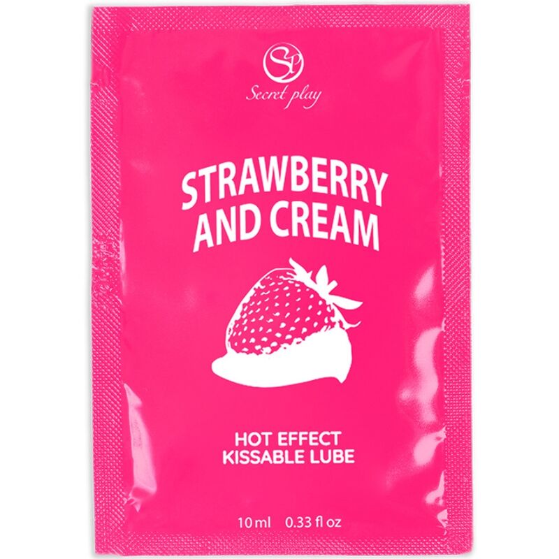 Lubrificante monodose fragole e crema 10 ml di Secretplay