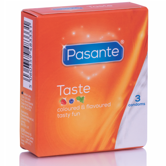 Preservativi sapori 3 unità di Pasante